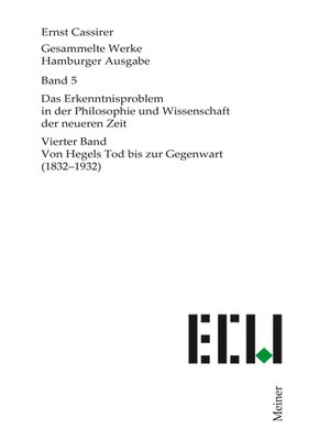 cover image of Das Erkenntnisproblem in der Philosophie und Wissenschaft der neueren Zeit. Vierter Band